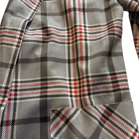 Solitaire Women’s Plaid Open Front Blazer Jacket Size XL - Picture 5 of 9